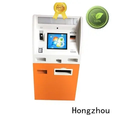 Hongzhou latest self payment kiosk factory in bank 1