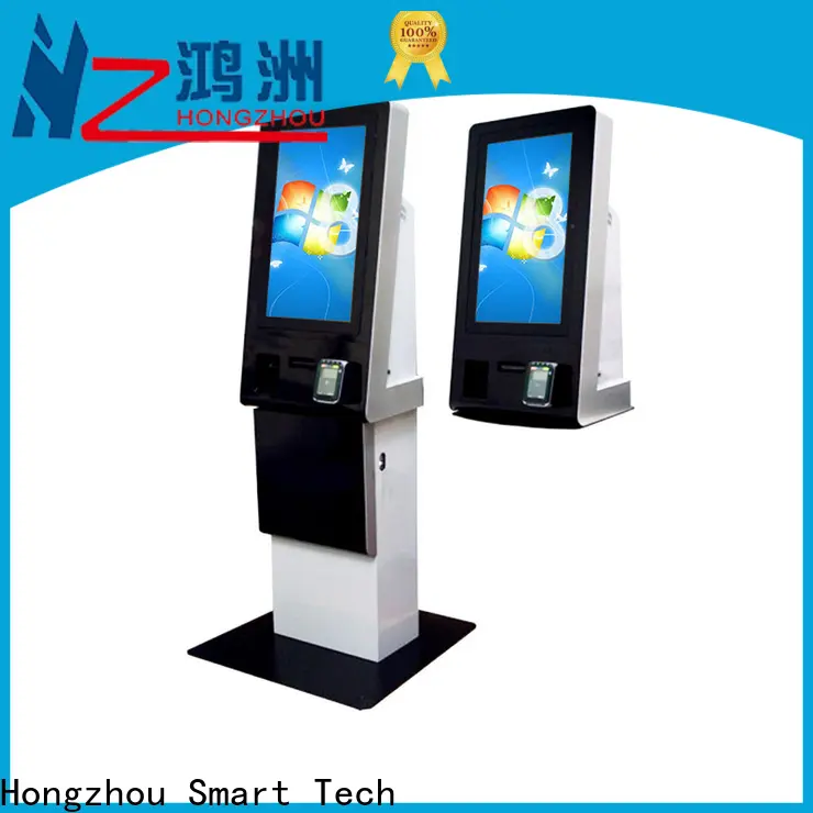 Hongzhou wall mounted bill payment kiosk with laser printer in bank 1