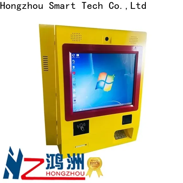 hd pay kiosk with laser printer in bank 1