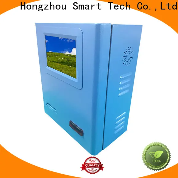 windows system payment machine kiosk with laser printer in bank 1