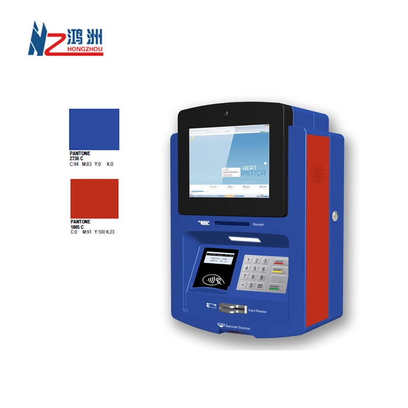 10.1 inch wall mounted kiosk for money acceptor used in parking lot 1