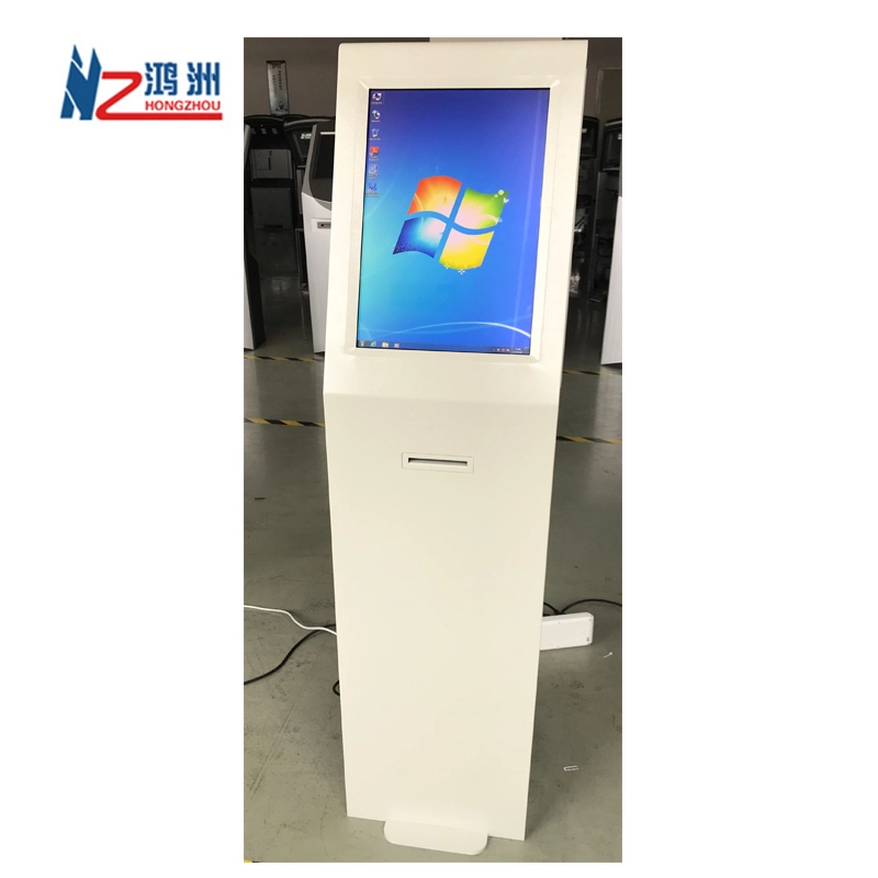 Cheap LCD Display touch screen self information kiosk with printer 1