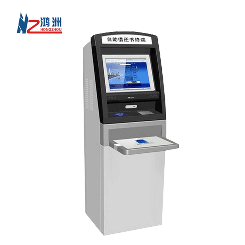 Interactive information self service kiosk with receipt printer and RFID card reader 1