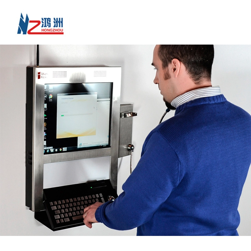 10.1 inch Wall Mounted Kiosk for ATM Cash Acceptor 1