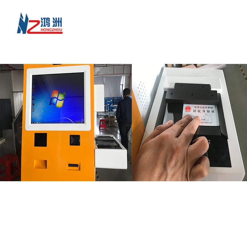 Customized Self Service Hotel Check In Kiosk with Room Card Dispenser 1