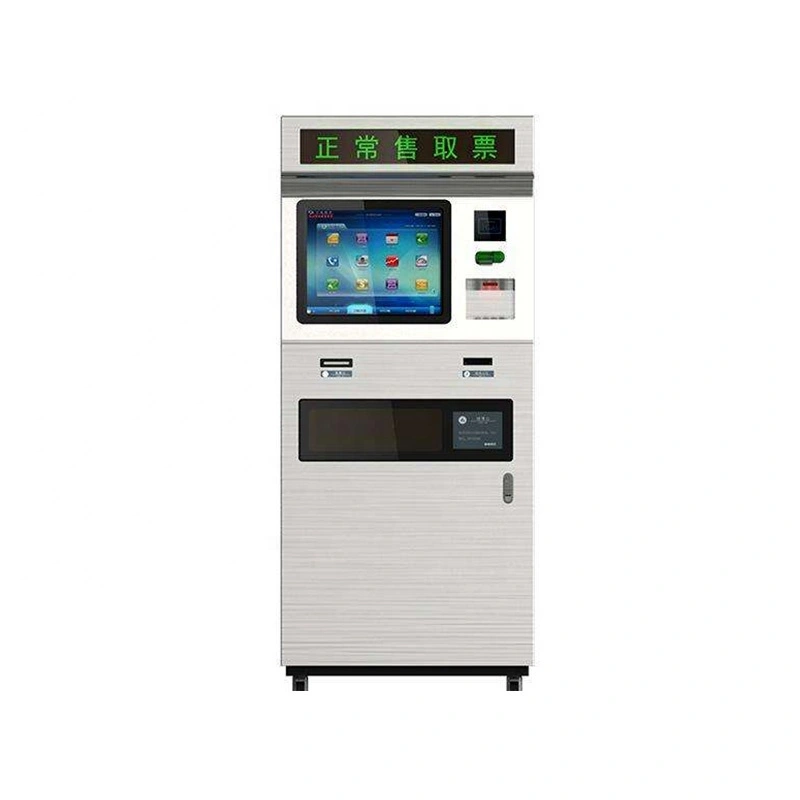 Smart automobile floor standing kiosk machine with self payment function 1