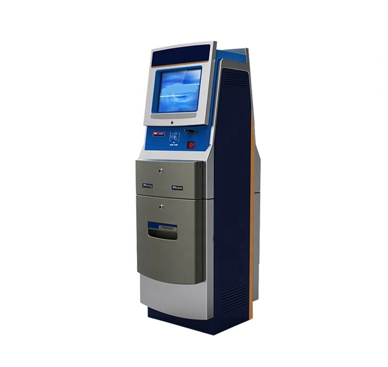LED capacitive touch screen coin-operated kiosk with scanner thermal printer 1