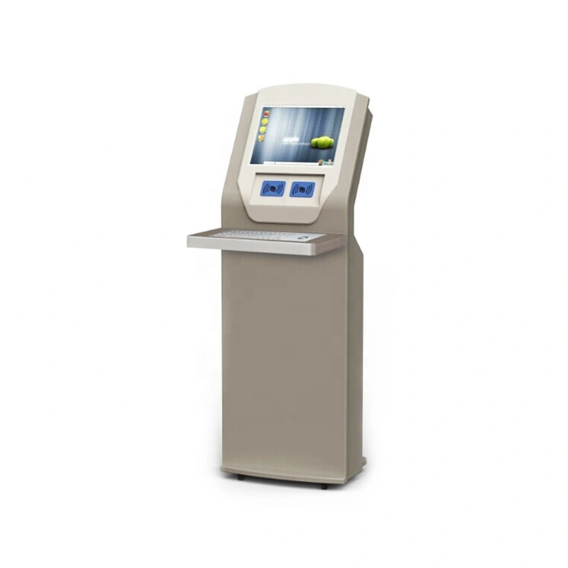 Touchscreen interactive receipt payment all in one kiosks with bill dispenser function for cash payment 1
