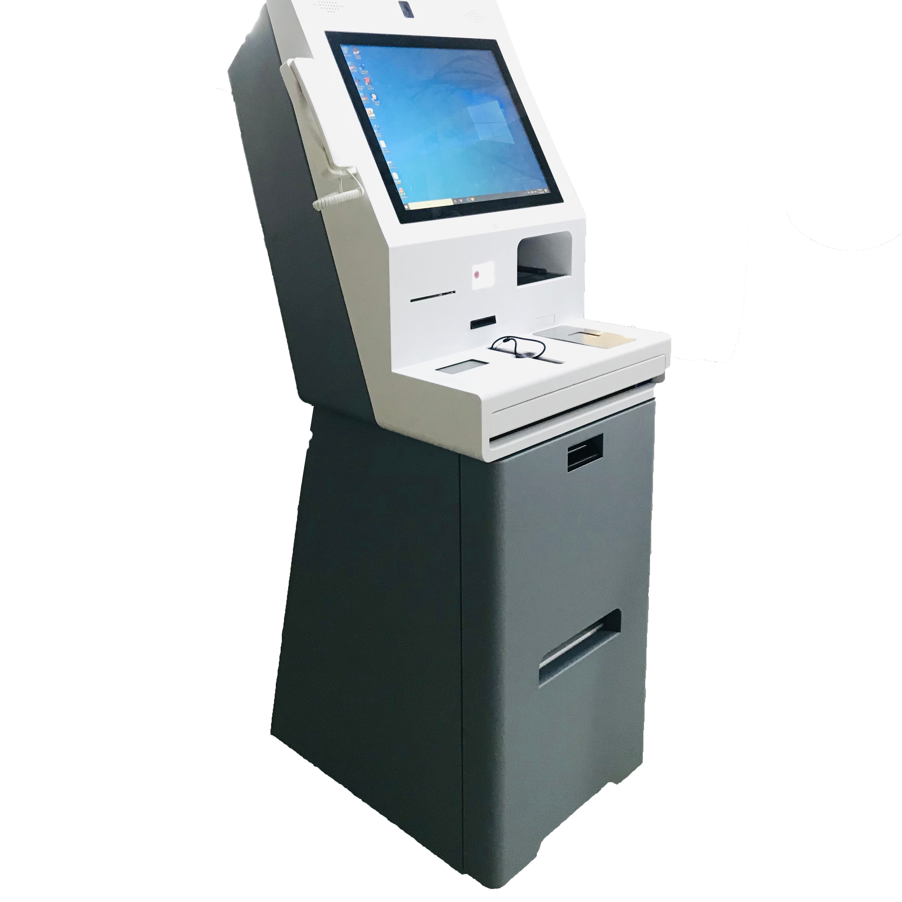Check in Kiosk OEM Vertical Dual Screen Payment Kiosk For Hotel 1