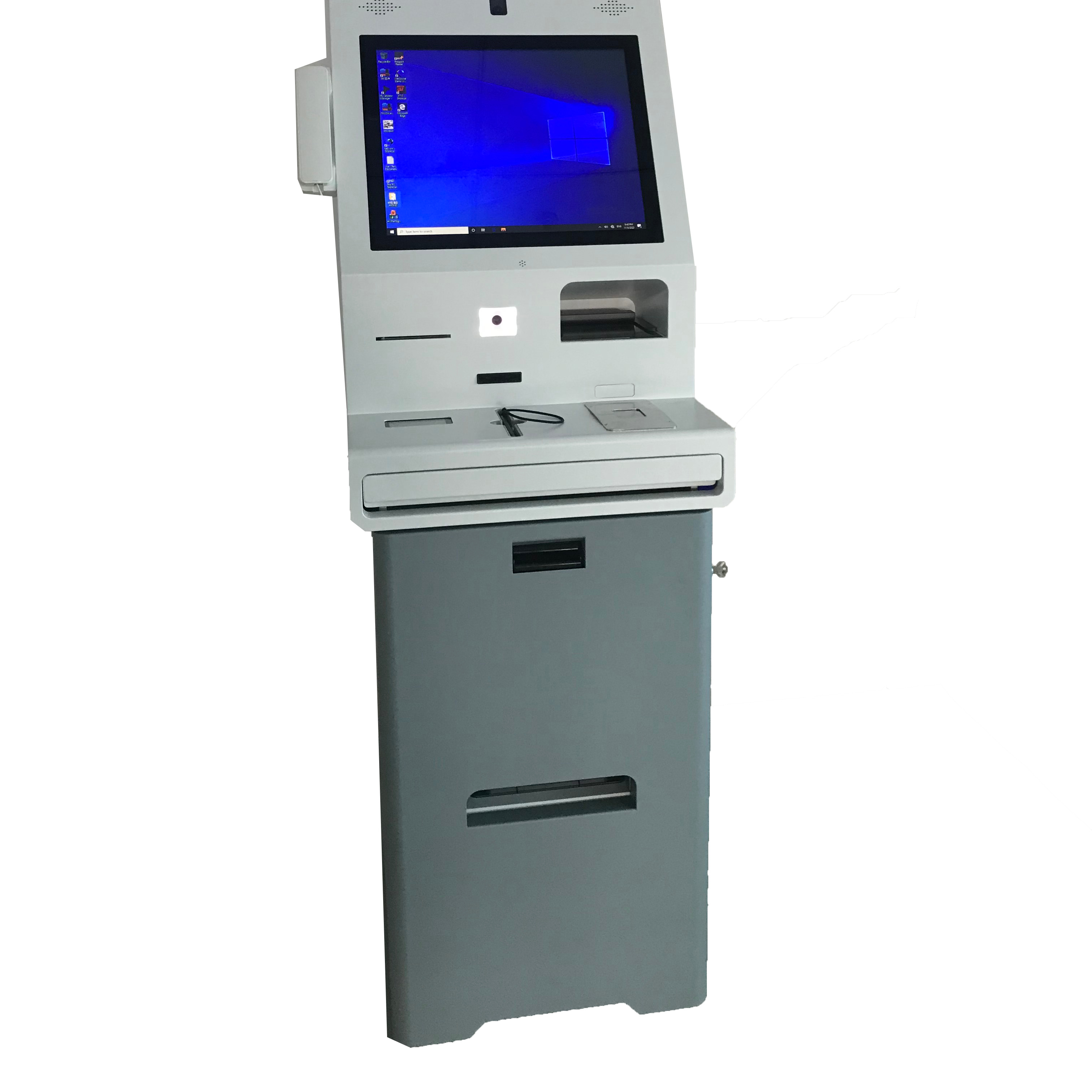 Industrial PC Hotel Check in Kiosk With RFID Encoder 1