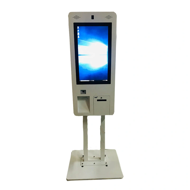 21.5 inch smart LED touchscreen self service order kiosk in restaurant fast food with Windows system 1