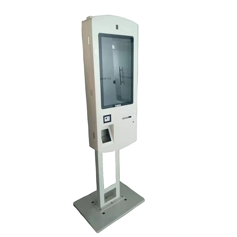 standing smart digital signage self order kiosk for restaurant with receipt printing function 1