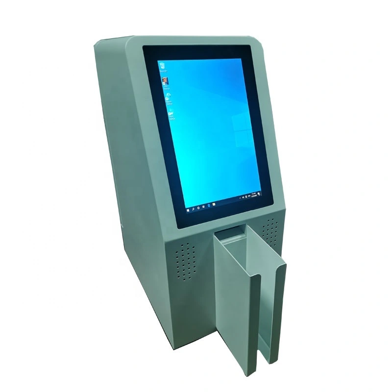 Automatic desktop card dispenser kiosk with speaker 1