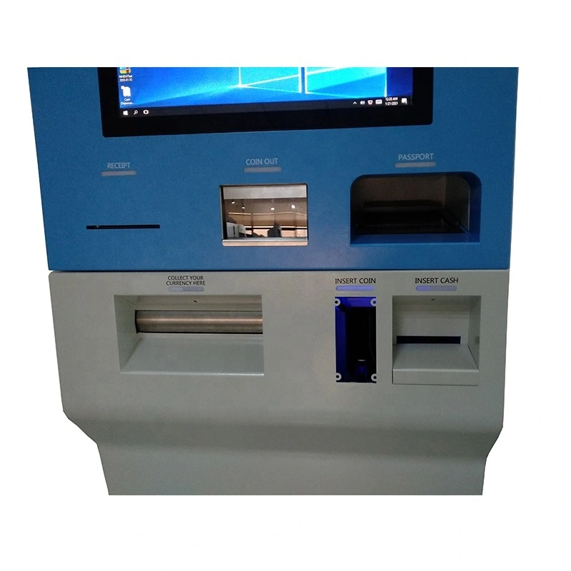 easy operation foreign currency exchange kiosk with customizable screen 1