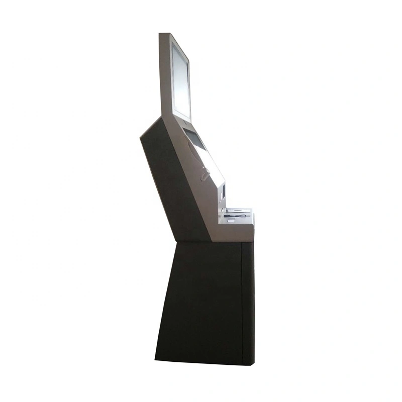 multifunction hotel digital signage kiosk with 19 inch dual screen 1