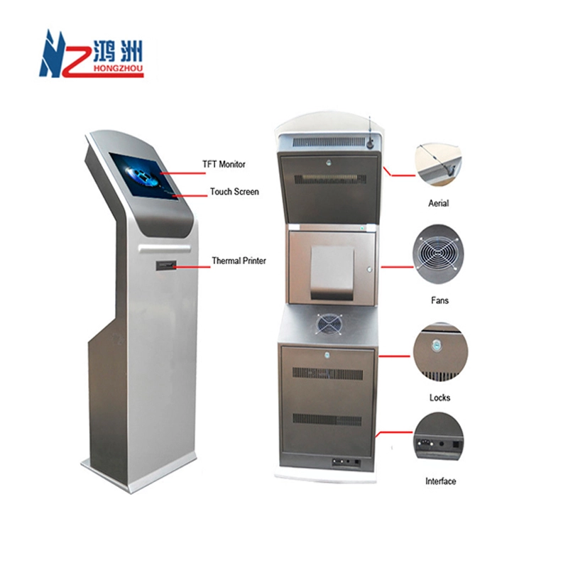 19 Floor Standing Touch Screen Payment Kiosk For Shopping Mall 1