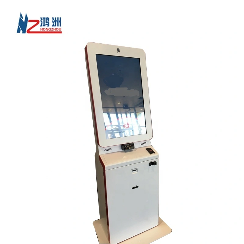 Stand alone cash and card payment kiosk in hospital with camera and printer 1