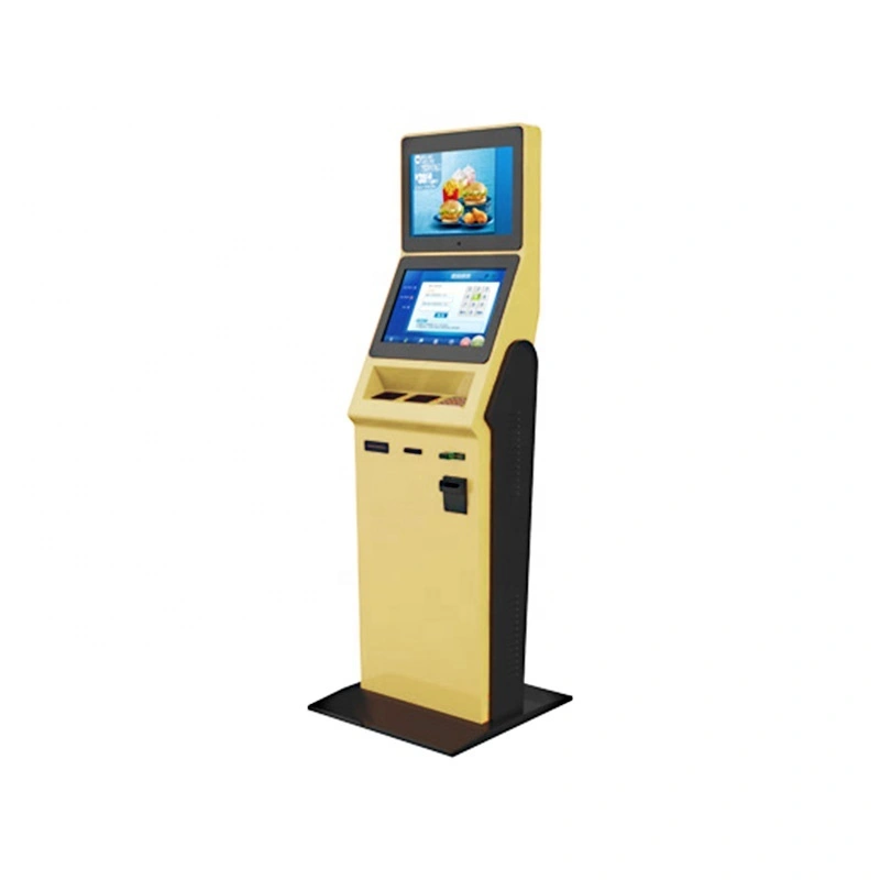 Hotel check in kiosk with LED touchscreen for information inquiry 1