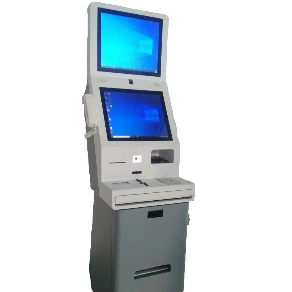 Cash Payment ATM Machine Touchscreen Checkin Kiosk For Hotel 1