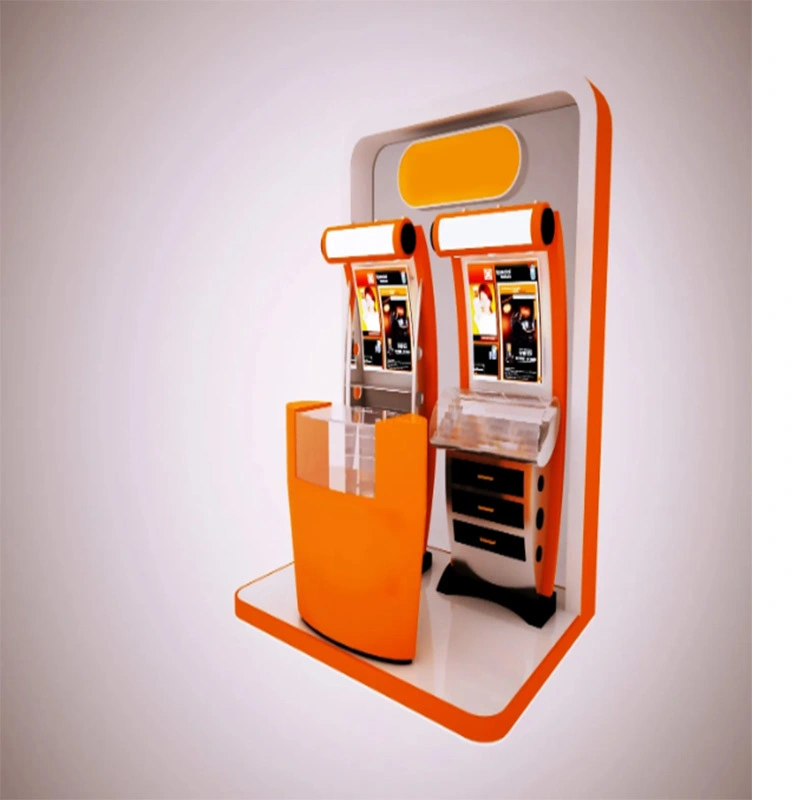 standing touchscree SIM dispensing kiosk 1