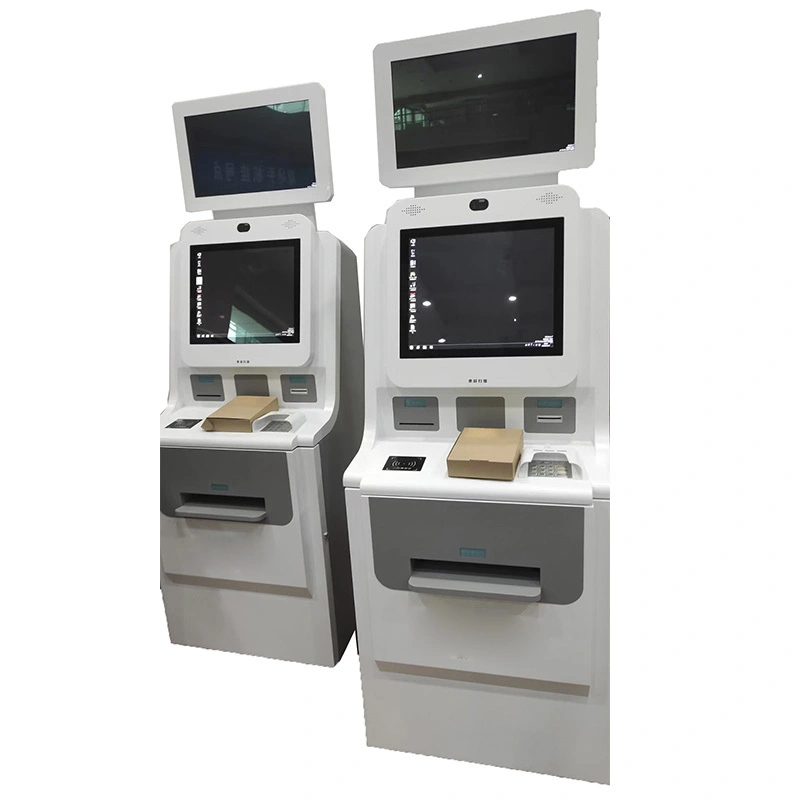 Hospital Indoor Cash Payment Machine Touch Screen Cash Acceptor Kiosk 1