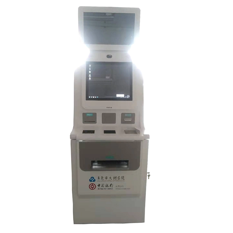 digital signage hospital clinic kiosk for patients supporting bank card sociel security card 1