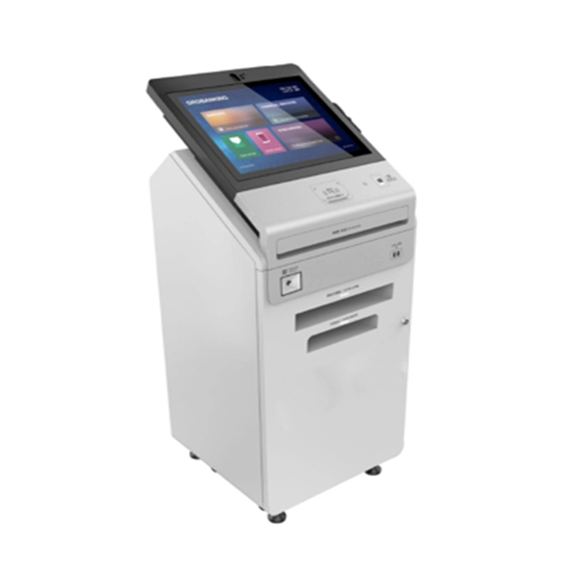 Interactive E-Goverment Kiosk with printing QR code scanner identification card recognition 1
