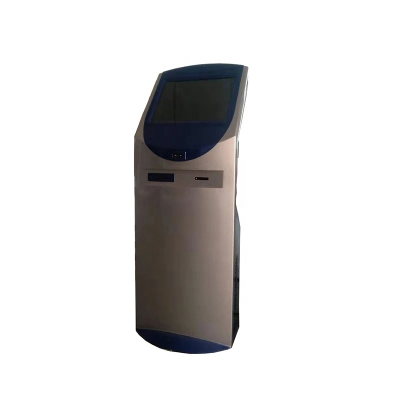 standing 58mm receipt printing kiosk with customisable touch screen size 1