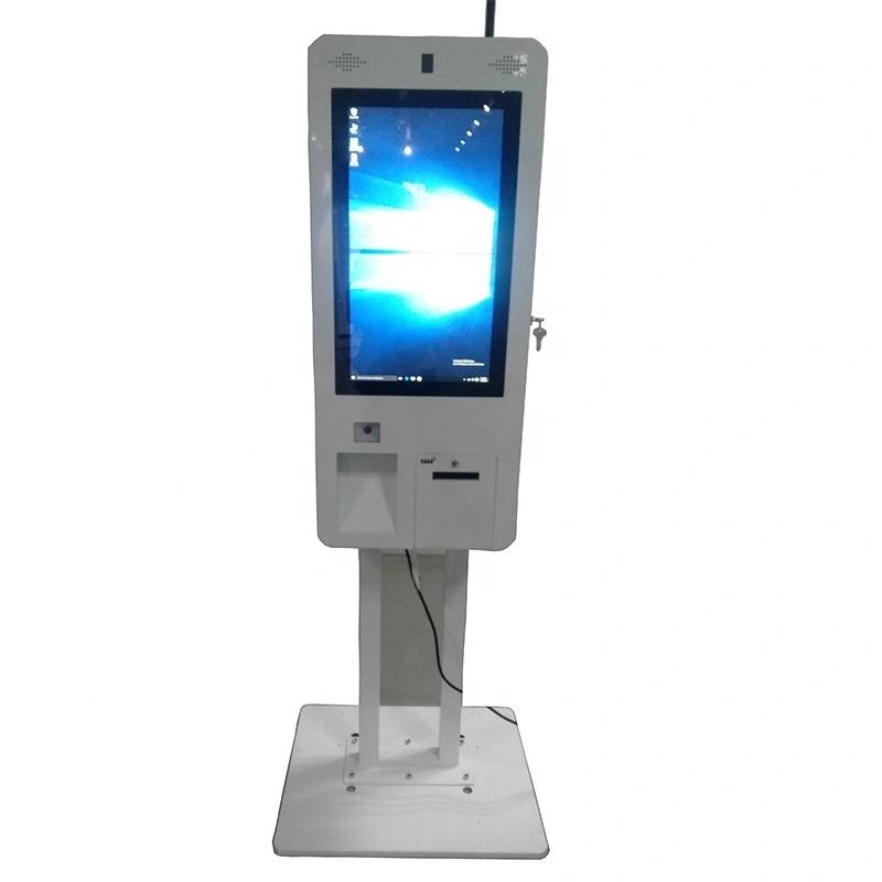 interactive standing digital signage self ordering restaurant kiosk 1