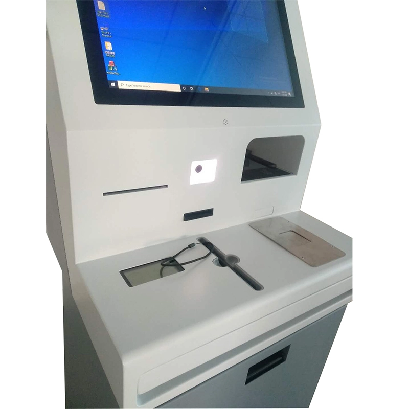 Double HD touch screen hotel digital signage kiosk 1