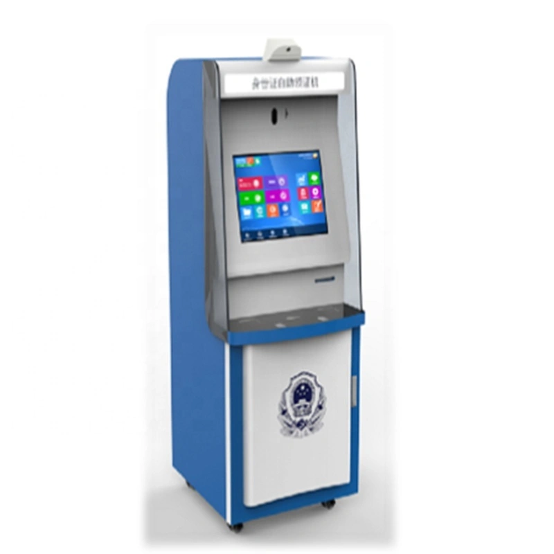 Interactive multi function police service kiosk on the identification card application 1