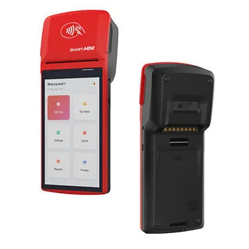 Android 6.0 NFC magnetic card EMV PIC handheld printer handheld compact pos terminal 1