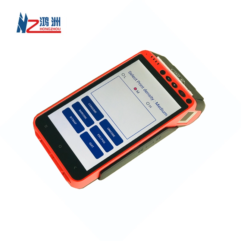 Portable Pos Terminal Android 5.1 NFC Terminal POS with Fingerprint Reader 1