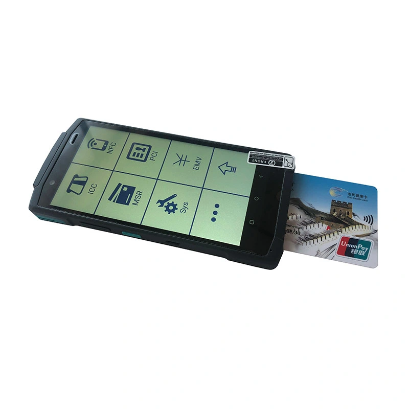 5.7 Inch Android Handheld Ultra-Thin POS Terminal with 58mm Thermal Printer Scanner NFC Camera and Speaker 1