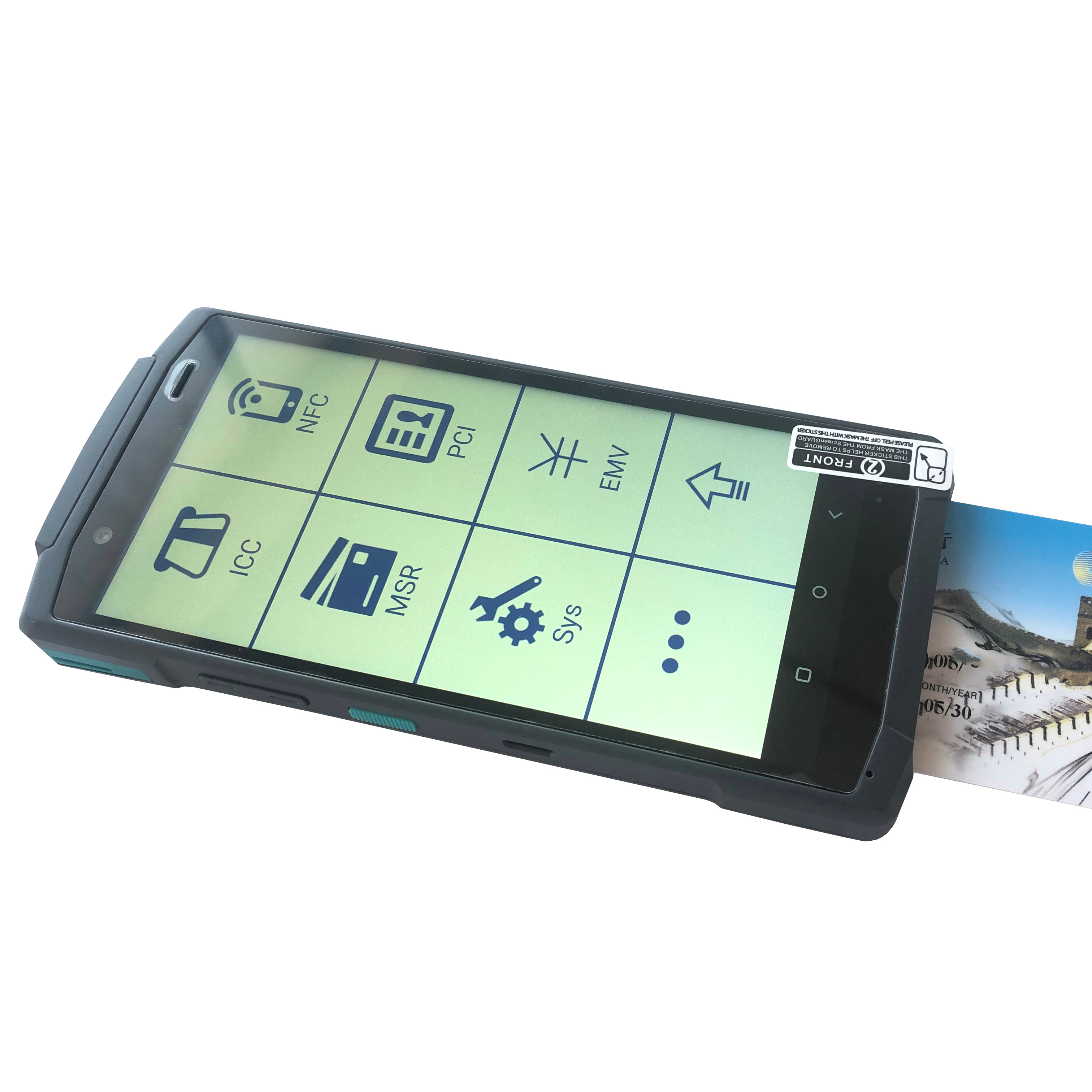 Android Handheld POS Terminal Touch Screen Mobile POS System with NFC Reader 1