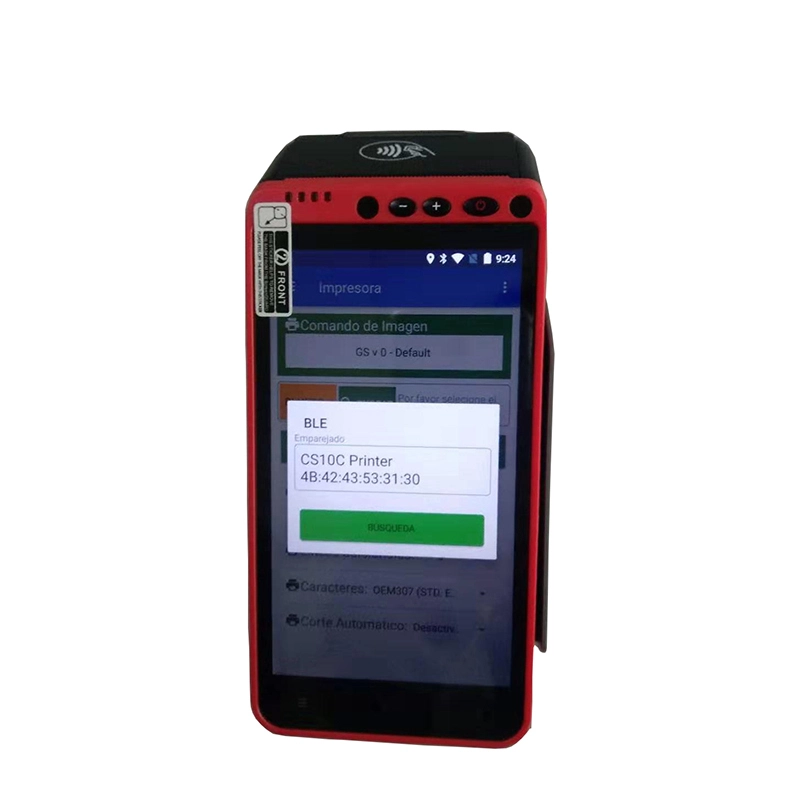 self service terminal machine with 5.5 inch screen with printing function Safedroid OS base on Android 7.0 1