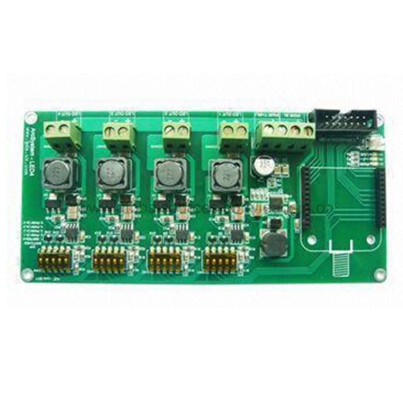 One-stop PCBA for signal transmitter cell phone battery board with black soldermask 1