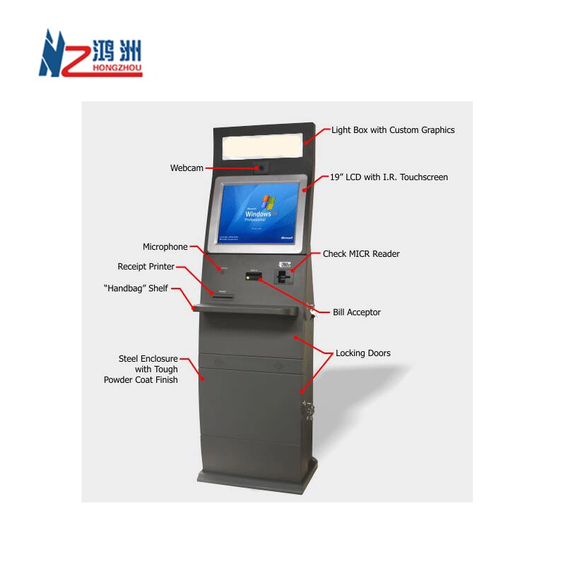 LED Floor stand touch screen self-service terminal Kiosk 1