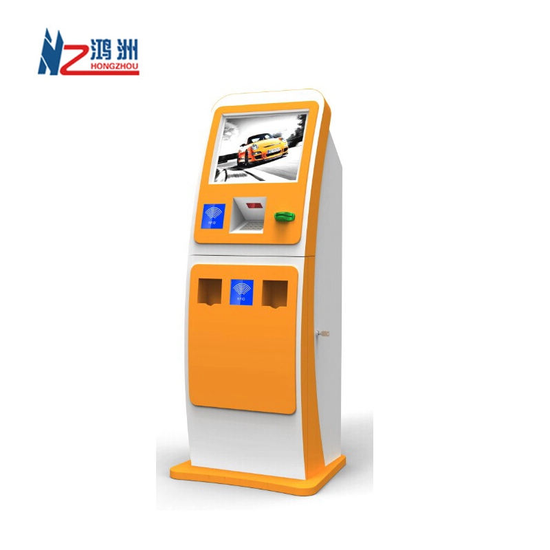 High quality free standing coin counter kiosk for mall 1