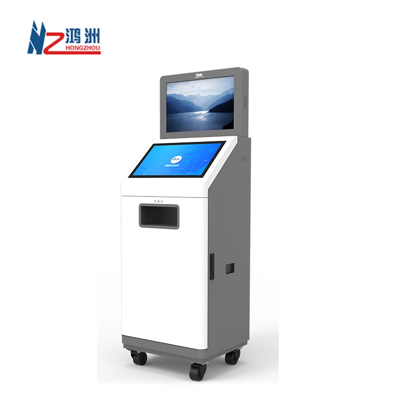19 inch all-in-one automated hotel check in and check out kiosk 1