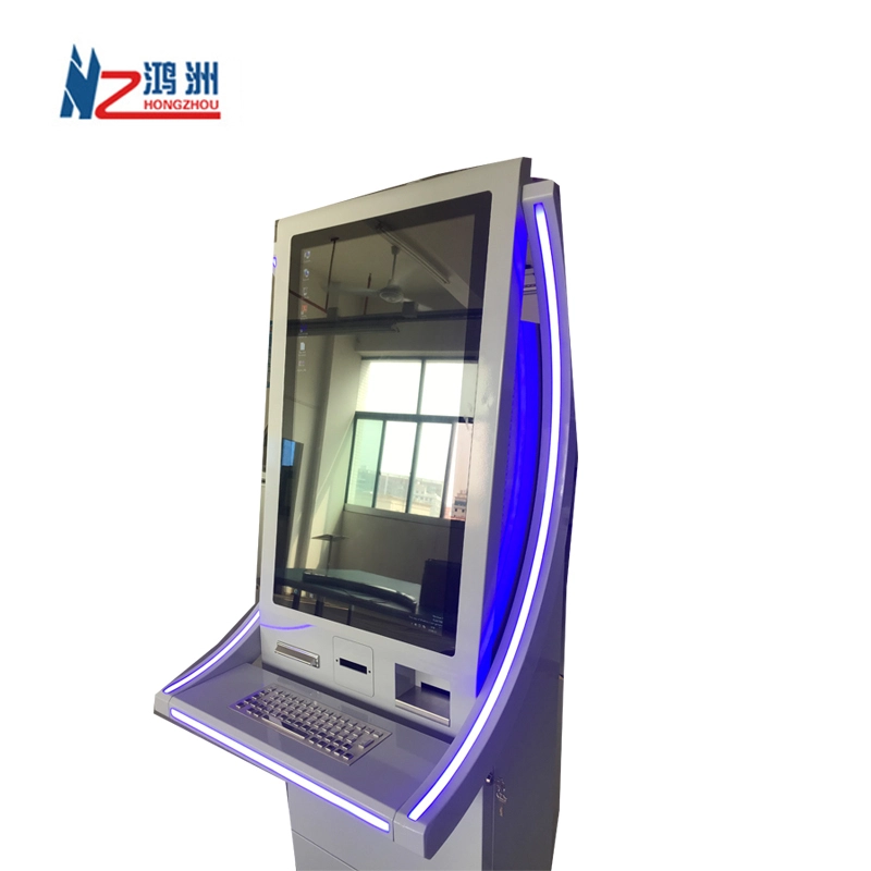 Lobby Floor Standing Telecom Mobile Phone Top Up Kiosk With Card Issuer Functions 1