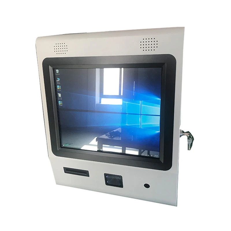 Multifunction 19 inch touch screen wall mounted payment kiosk with bar code scanner 1