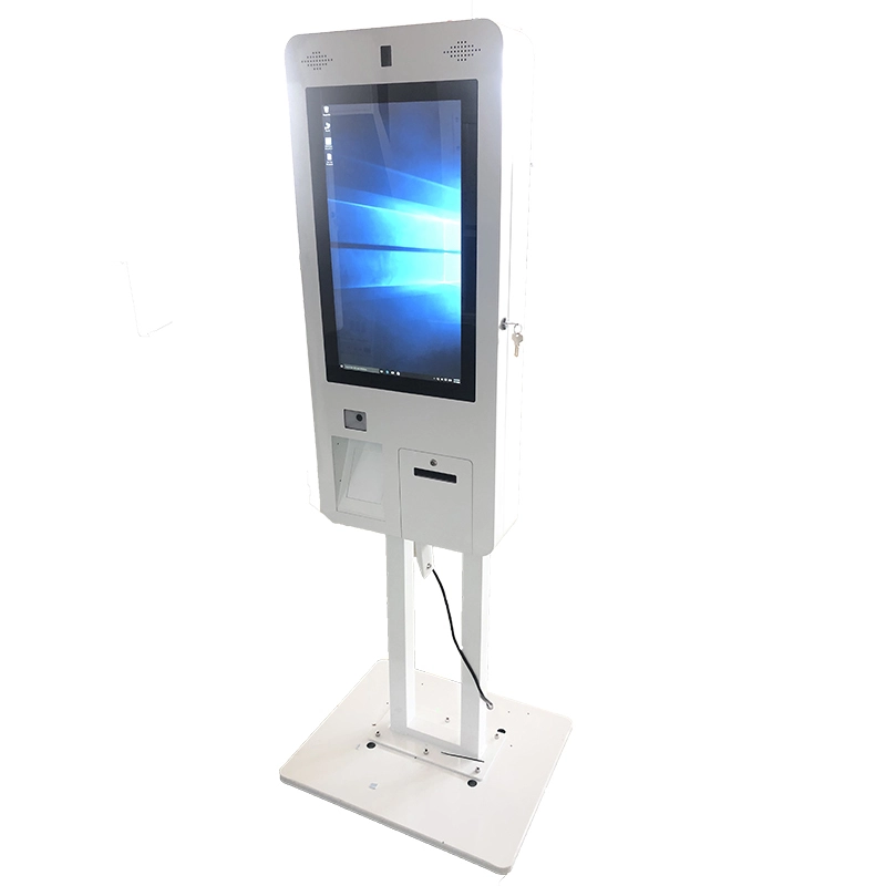 Free Standing Automatic Self Service Ordering Payment Kiosk 1