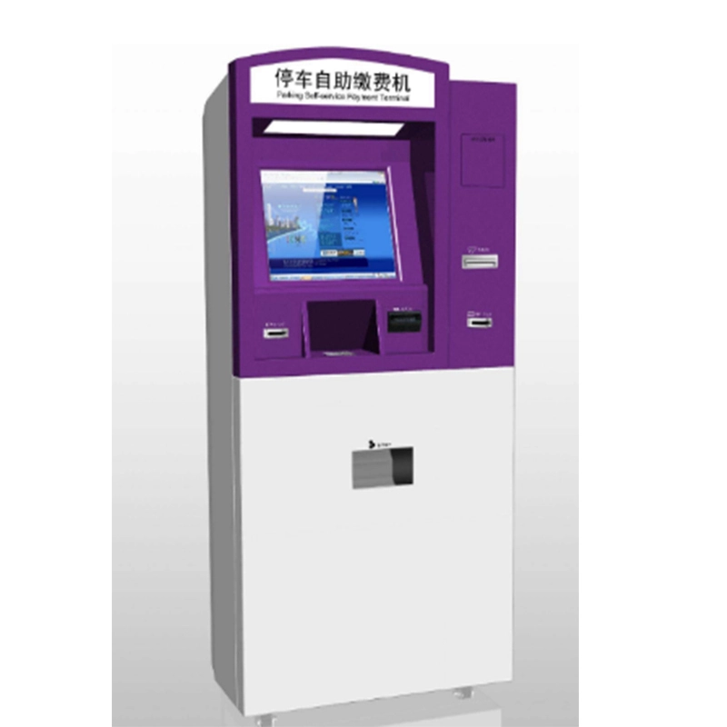 parking lot digital signage self pay kiosk with printing function 1
