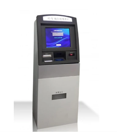 digital signage self pay kiosk with printing function for parking lot 1