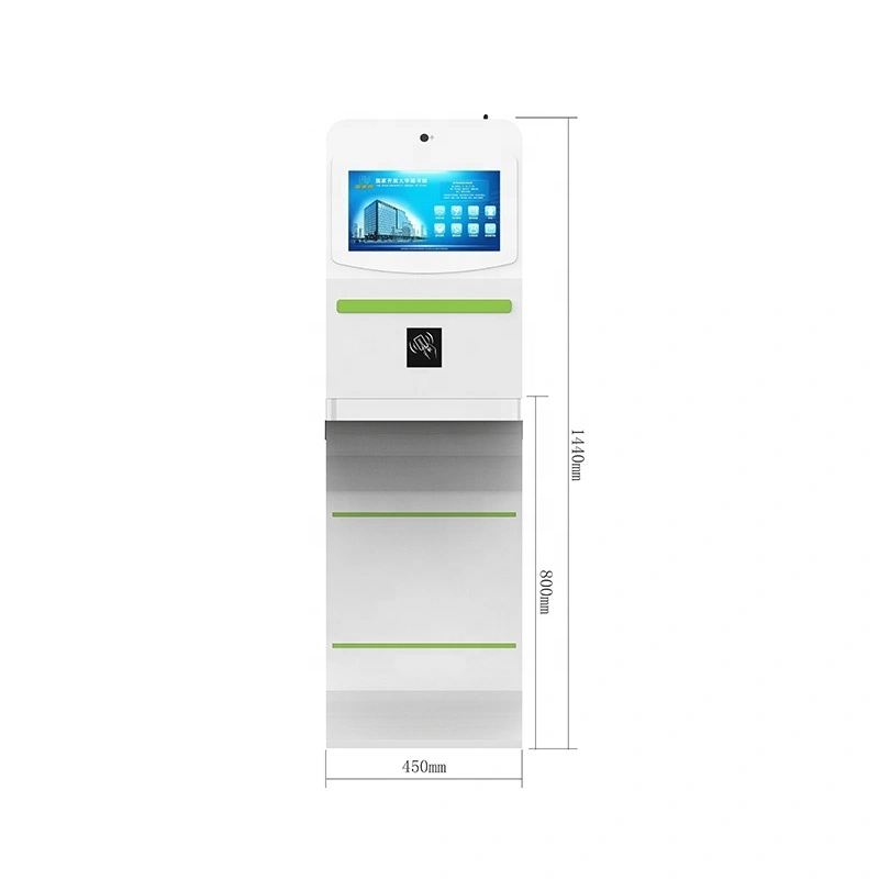 OEM libarary kiosk with RFID card reader for self service book borrow and return 1