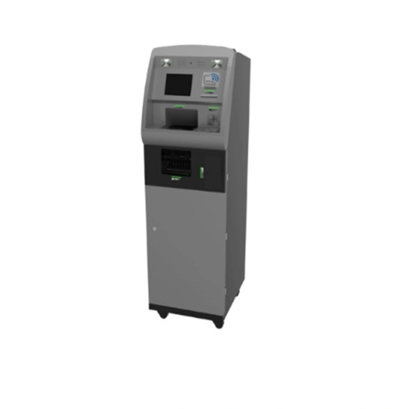 standing smart cash deposit kiosk with receipt printing 1