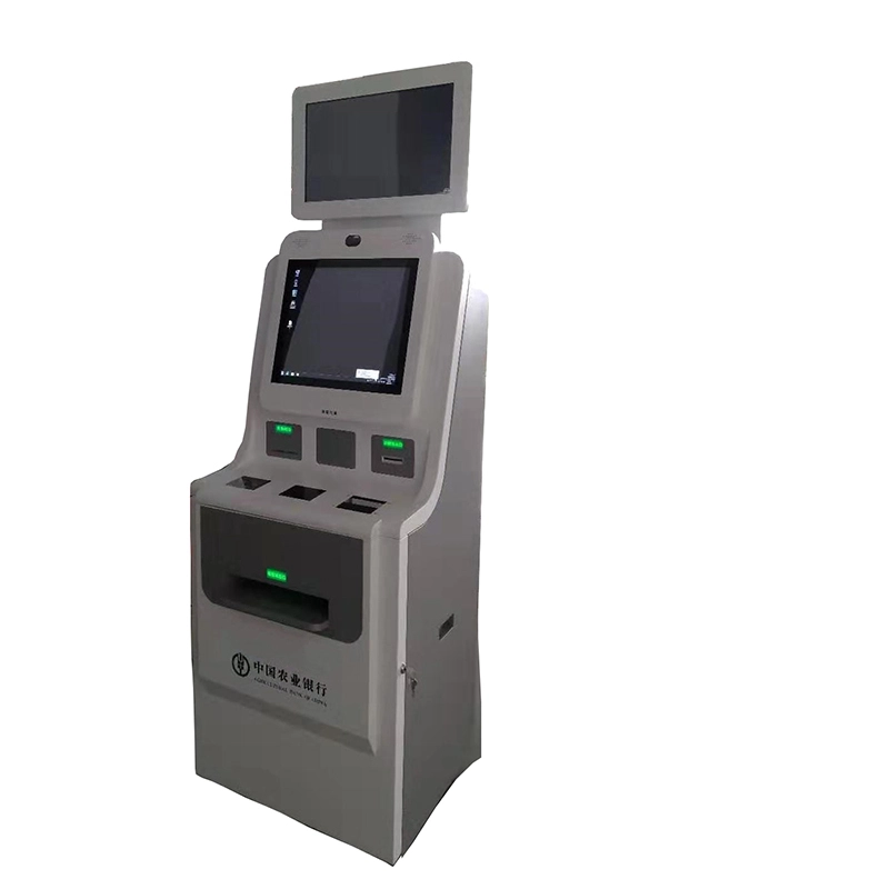 interactive medical care self service kiosk supporting medical book allocation bank card reading 1