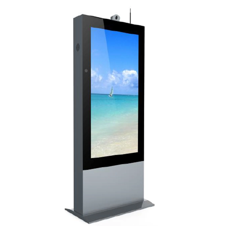 Outdoor digital signage standing advertisement kiosk with LCD display 1