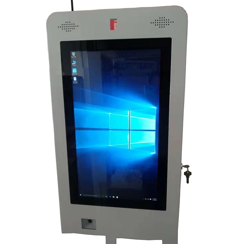 custombuilt touchscreen size standing digital signage restaurant kiosk 1